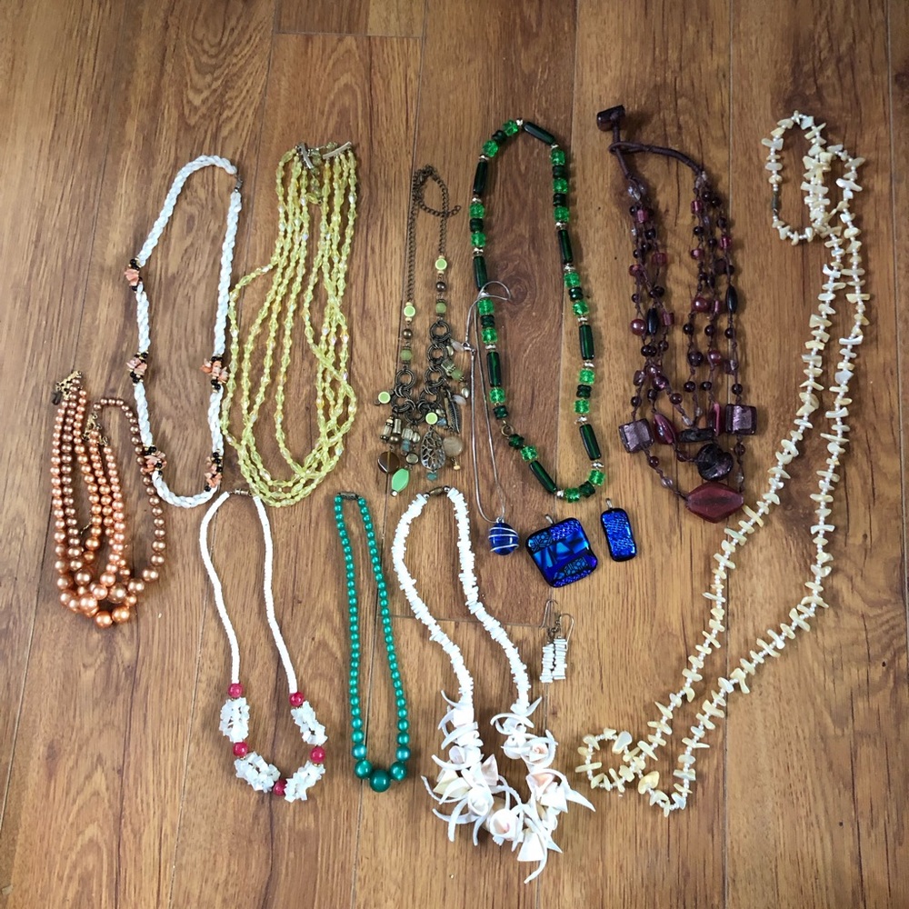 Vintage Beaded/Shell Necklaces